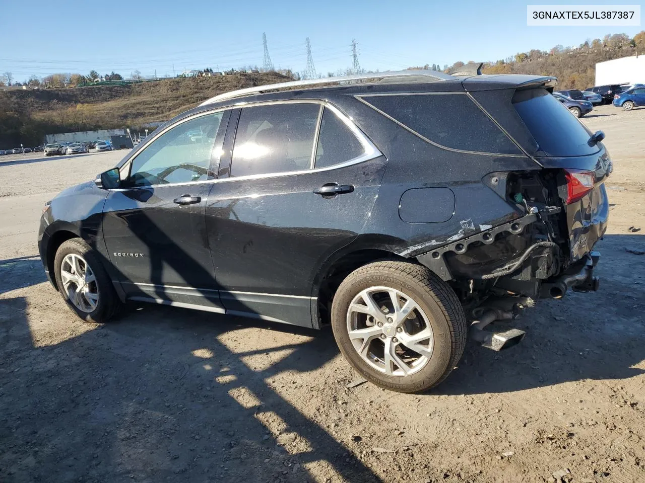 2018 Chevrolet Equinox Lt VIN: 3GNAXTEX5JL387387 Lot: 78917244