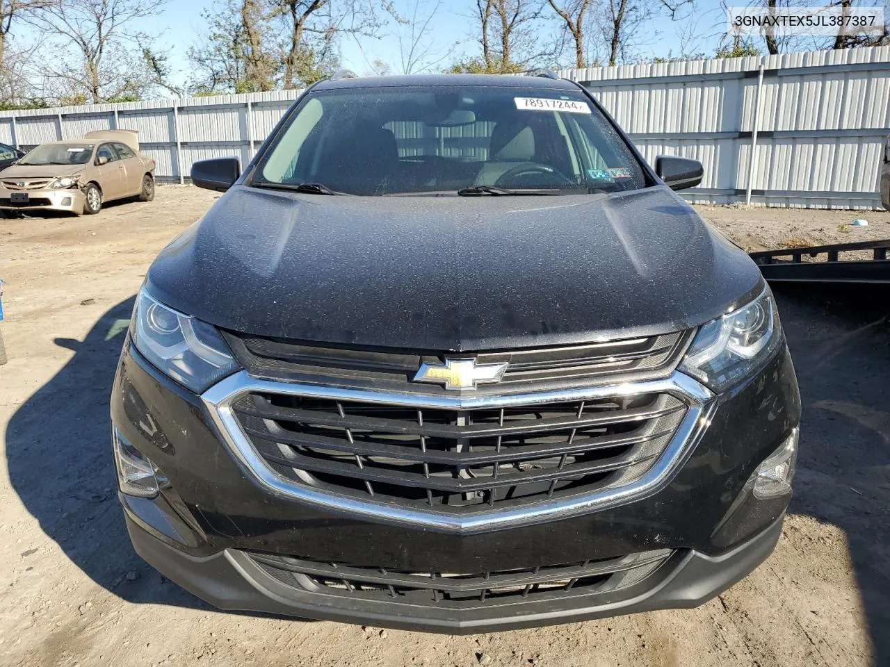 2018 Chevrolet Equinox Lt VIN: 3GNAXTEX5JL387387 Lot: 78917244