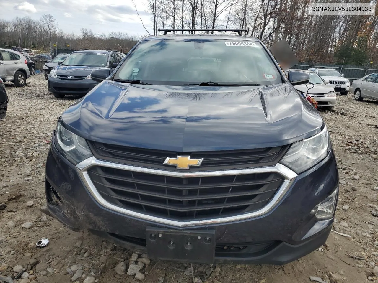 2018 Chevrolet Equinox Lt VIN: 3GNAXJEV5JL304933 Lot: 79006364