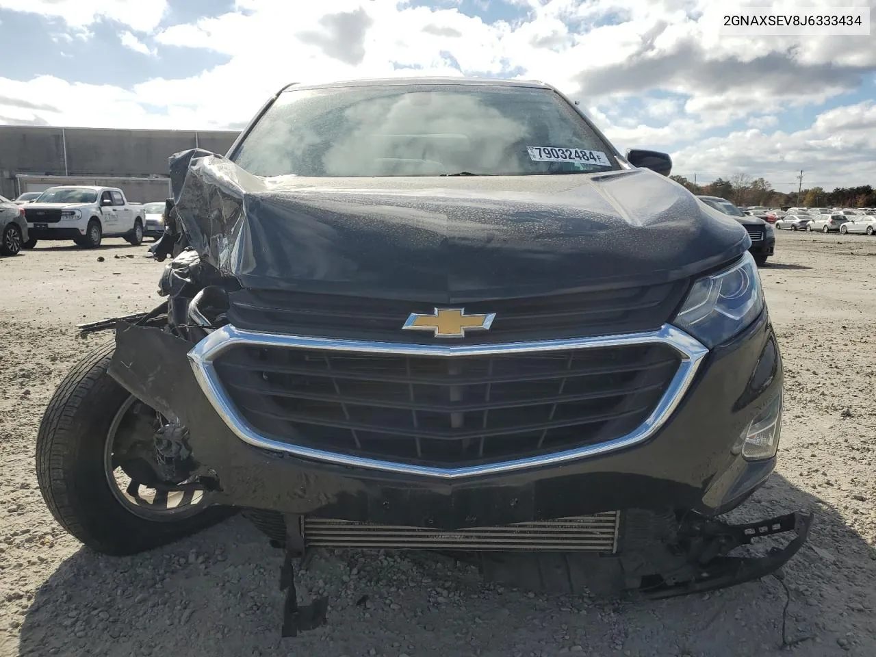 2018 Chevrolet Equinox Lt VIN: 2GNAXSEV8J6333434 Lot: 79032484