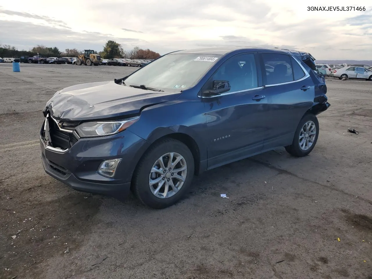 2018 Chevrolet Equinox Lt VIN: 3GNAXJEV5JL371466 Lot: 79061404