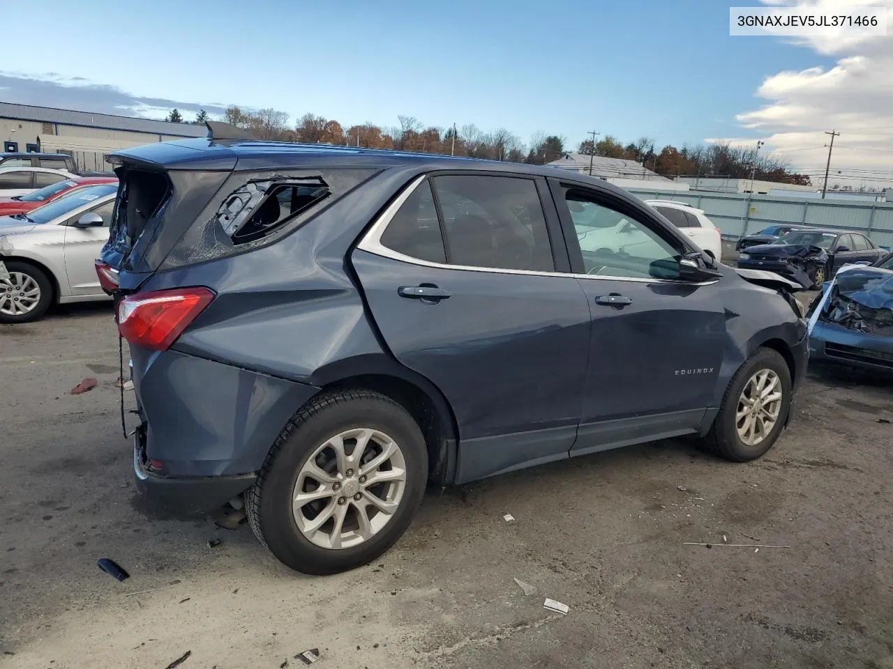 2018 Chevrolet Equinox Lt VIN: 3GNAXJEV5JL371466 Lot: 79061404