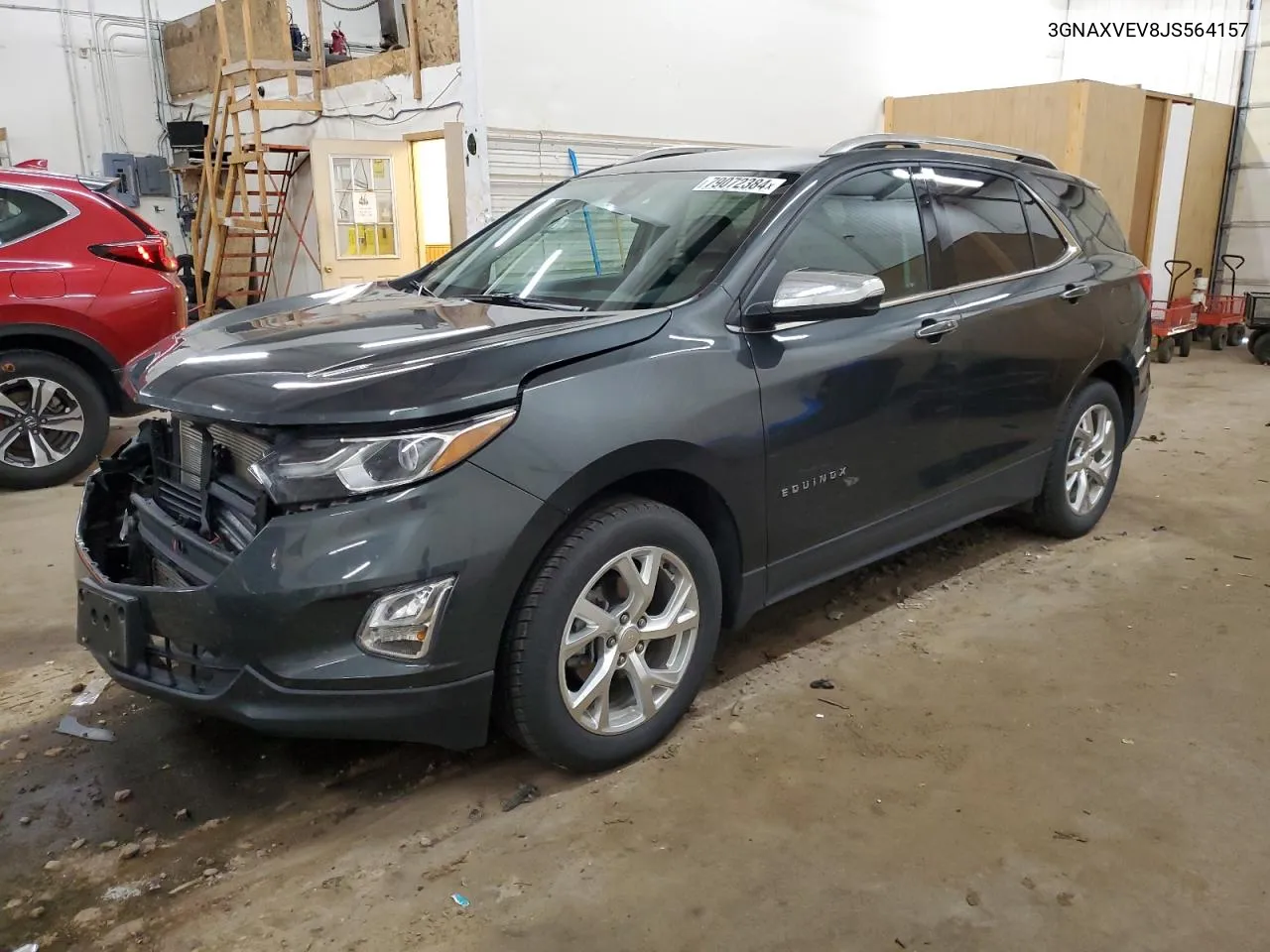 2018 Chevrolet Equinox Premier VIN: 3GNAXVEV8JS564157 Lot: 79072384