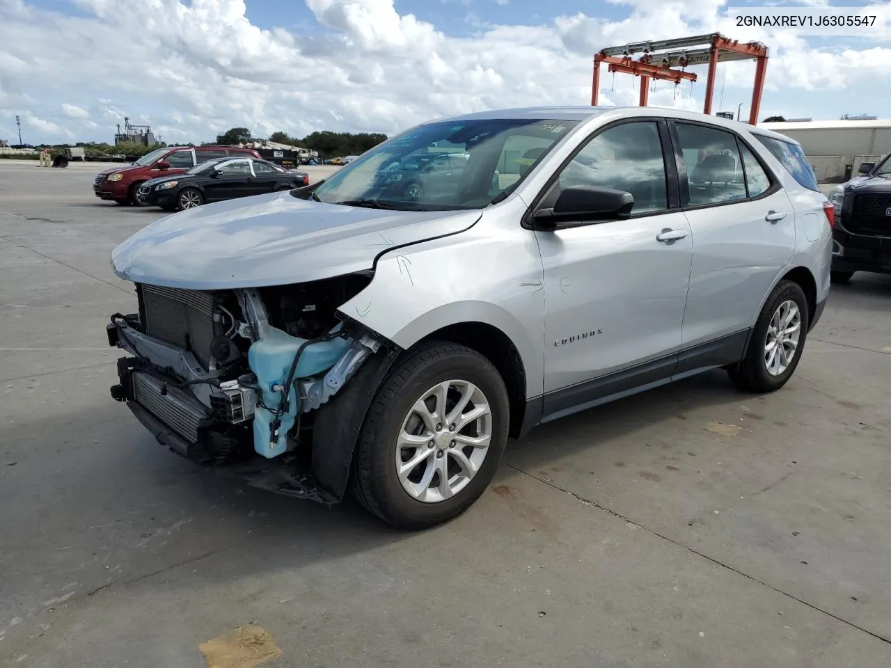 2018 Chevrolet Equinox Ls VIN: 2GNAXREV1J6305547 Lot: 79210414