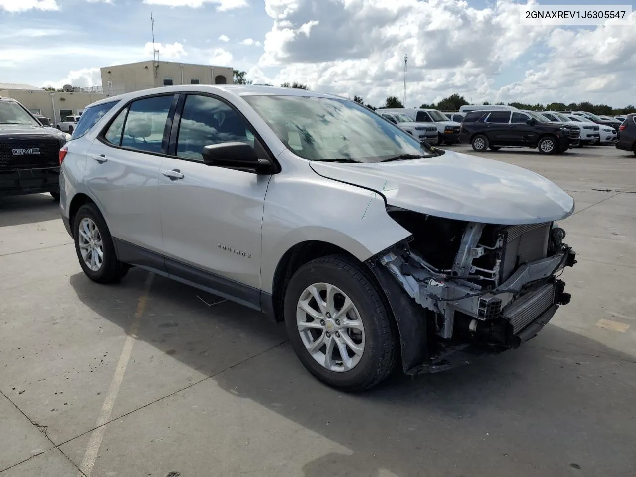 2018 Chevrolet Equinox Ls VIN: 2GNAXREV1J6305547 Lot: 79210414