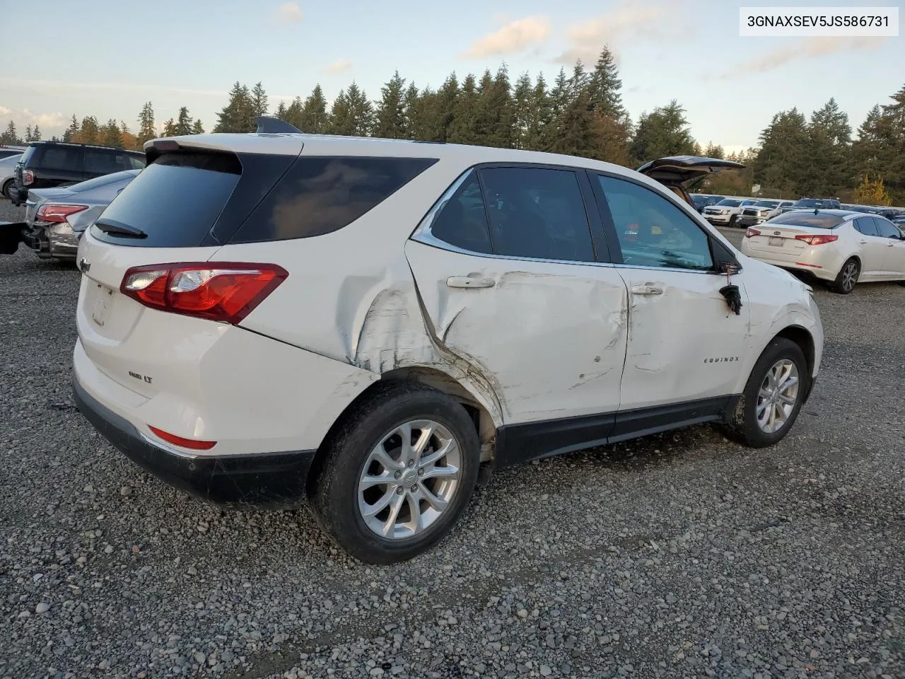 2018 Chevrolet Equinox Lt VIN: 3GNAXSEV5JS586731 Lot: 79252194