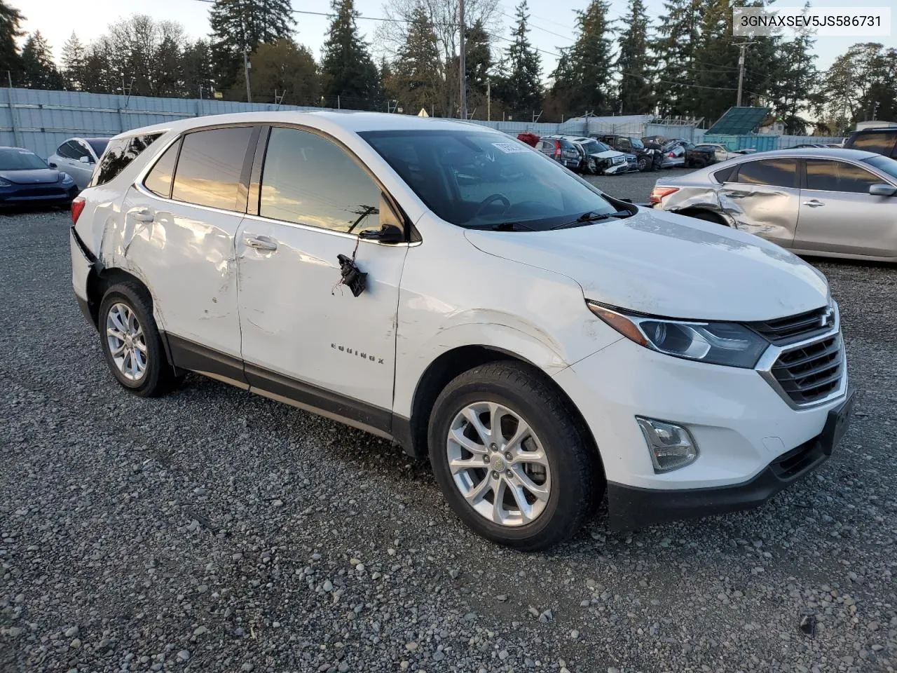 2018 Chevrolet Equinox Lt VIN: 3GNAXSEV5JS586731 Lot: 79252194