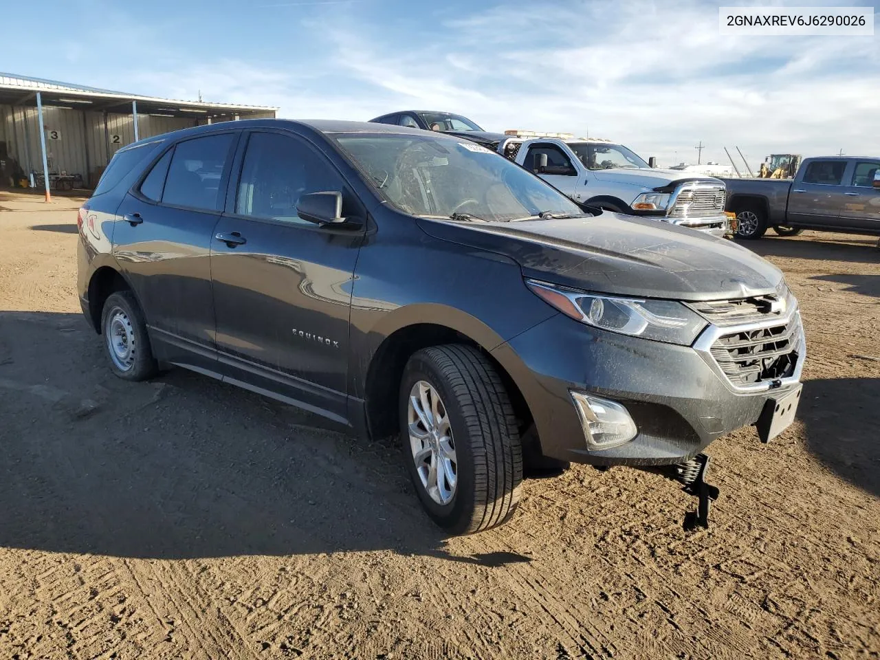 2018 Chevrolet Equinox Ls VIN: 2GNAXREV6J6290026 Lot: 79294624