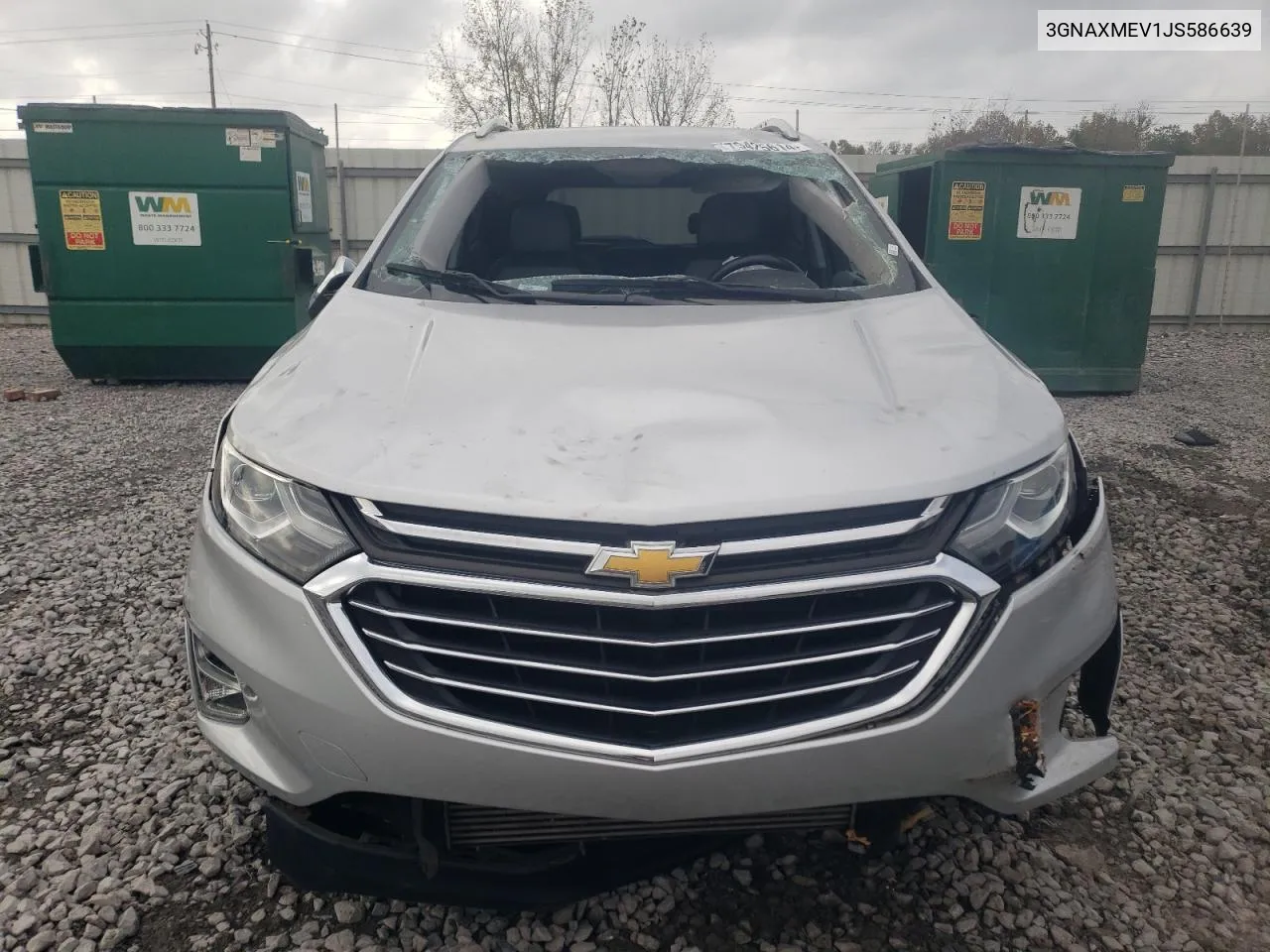 2018 Chevrolet Equinox Premier VIN: 3GNAXMEV1JS586639 Lot: 79425614