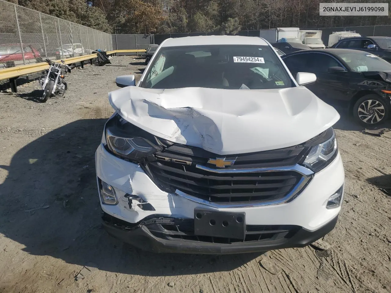 2018 Chevrolet Equinox Lt VIN: 2GNAXJEV1J6199098 Lot: 79494254