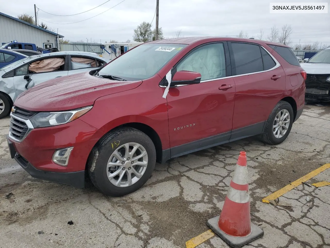 2018 Chevrolet Equinox Lt VIN: 3GNAXJEV5JS561497 Lot: 79496344