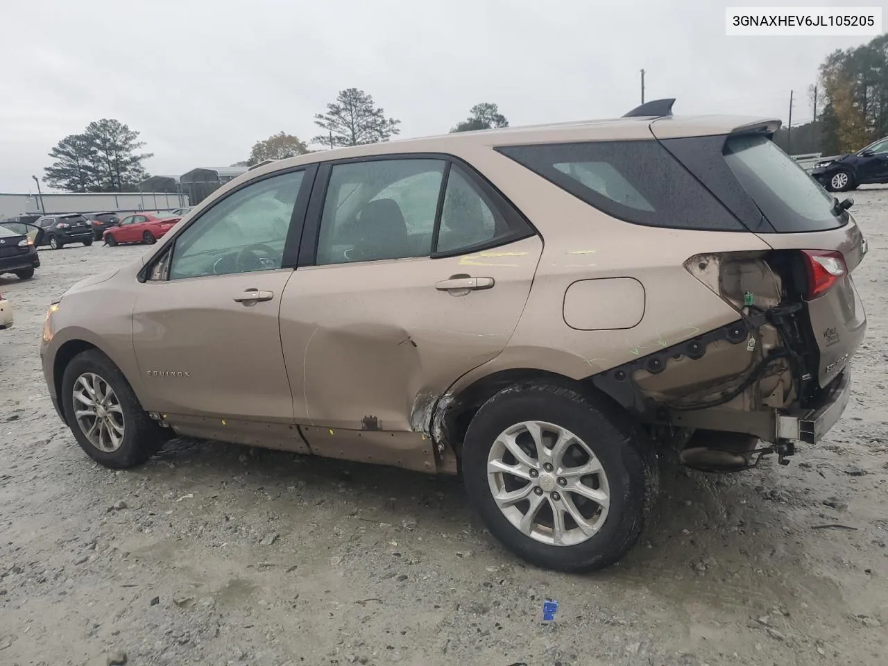 2018 Chevrolet Equinox Ls VIN: 3GNAXHEV6JL105205 Lot: 79612564