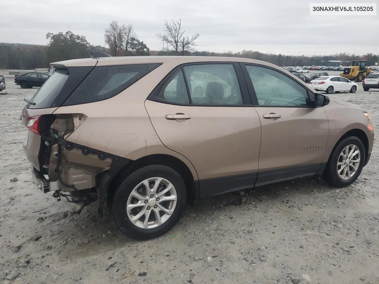 2018 Chevrolet Equinox Ls VIN: 3GNAXHEV6JL105205 Lot: 79612564