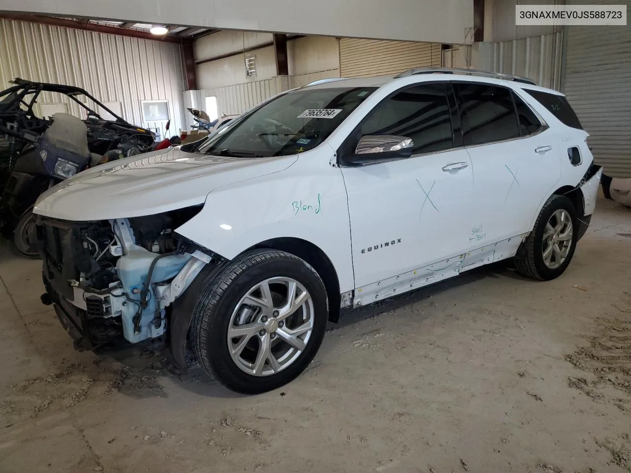 2018 Chevrolet Equinox Premier VIN: 3GNAXMEV0JS588723 Lot: 79635764