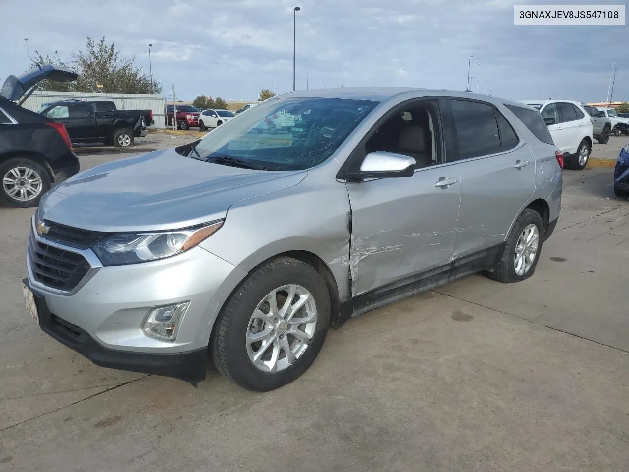 2018 Chevrolet Equinox Lt VIN: 3GNAXJEV8JS547108 Lot: 79653394