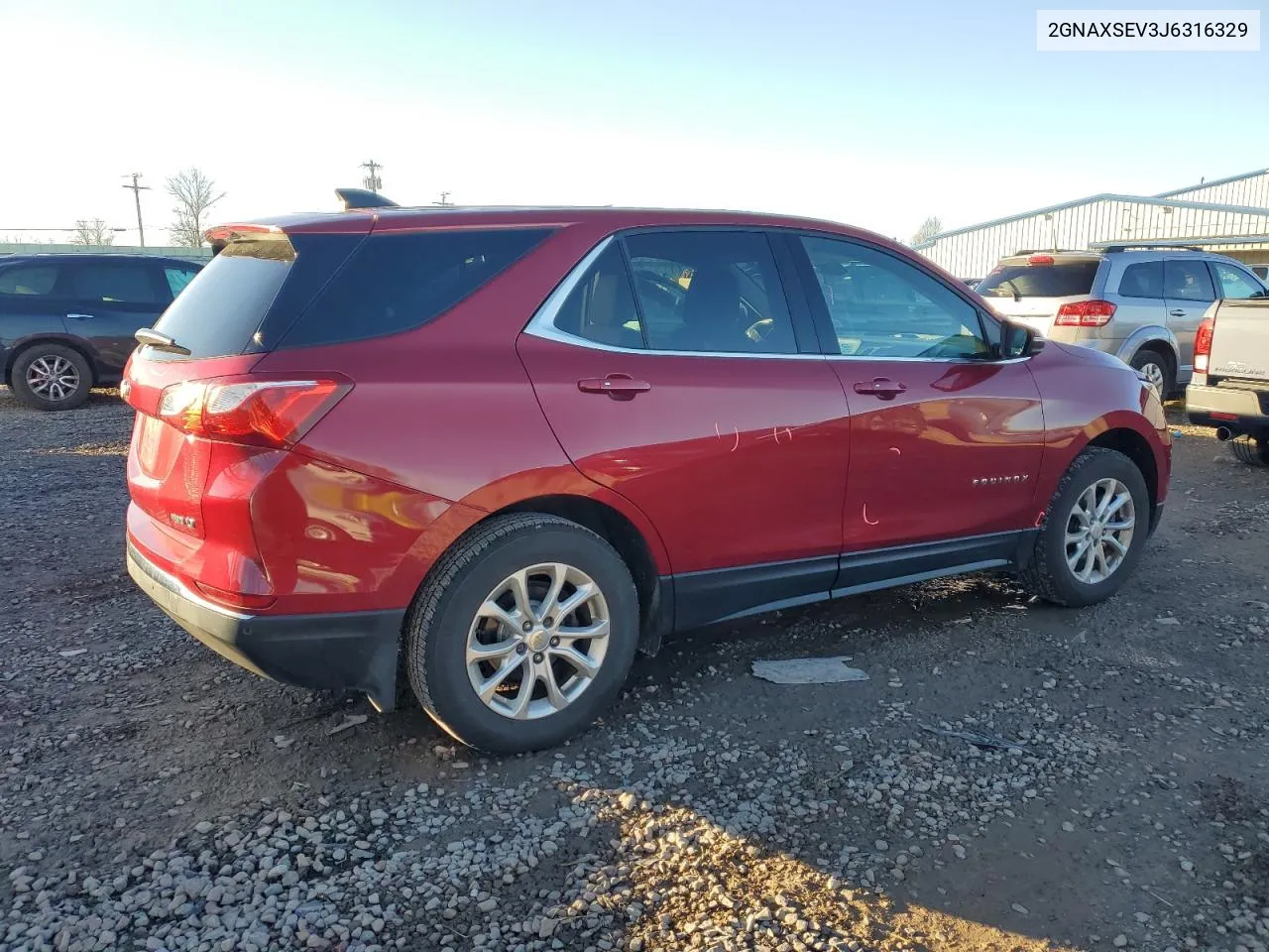 2018 Chevrolet Equinox Lt VIN: 2GNAXSEV3J6316329 Lot: 79666404