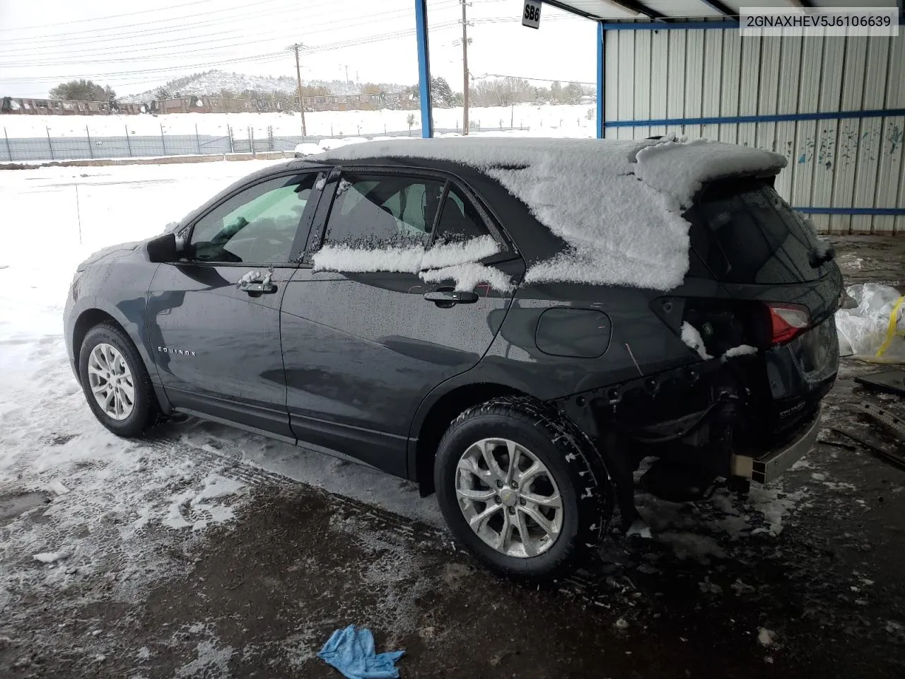 2018 Chevrolet Equinox Ls VIN: 2GNAXHEV5J6106639 Lot: 79666884