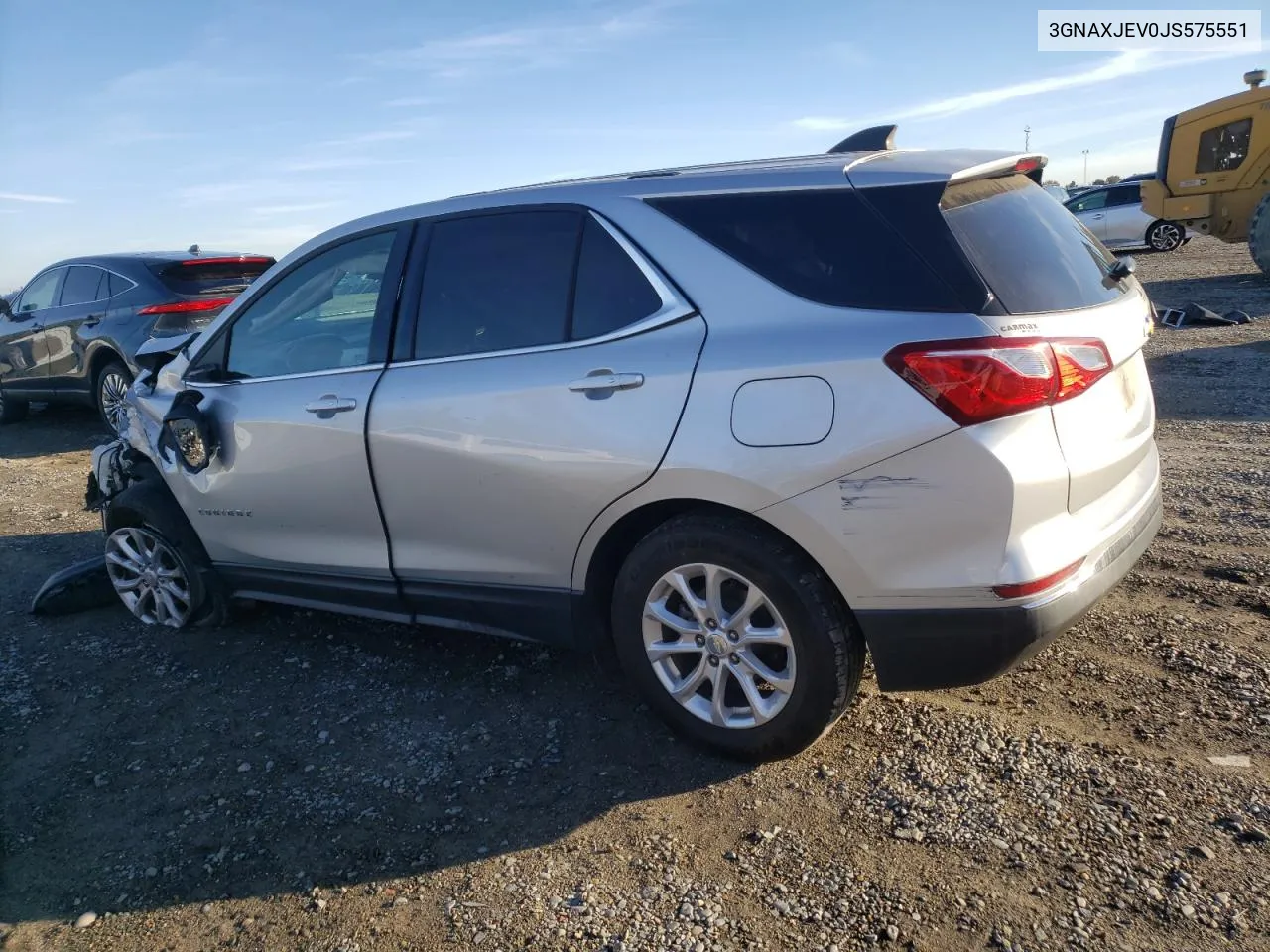 2018 Chevrolet Equinox Lt VIN: 3GNAXJEV0JS575551 Lot: 79757524