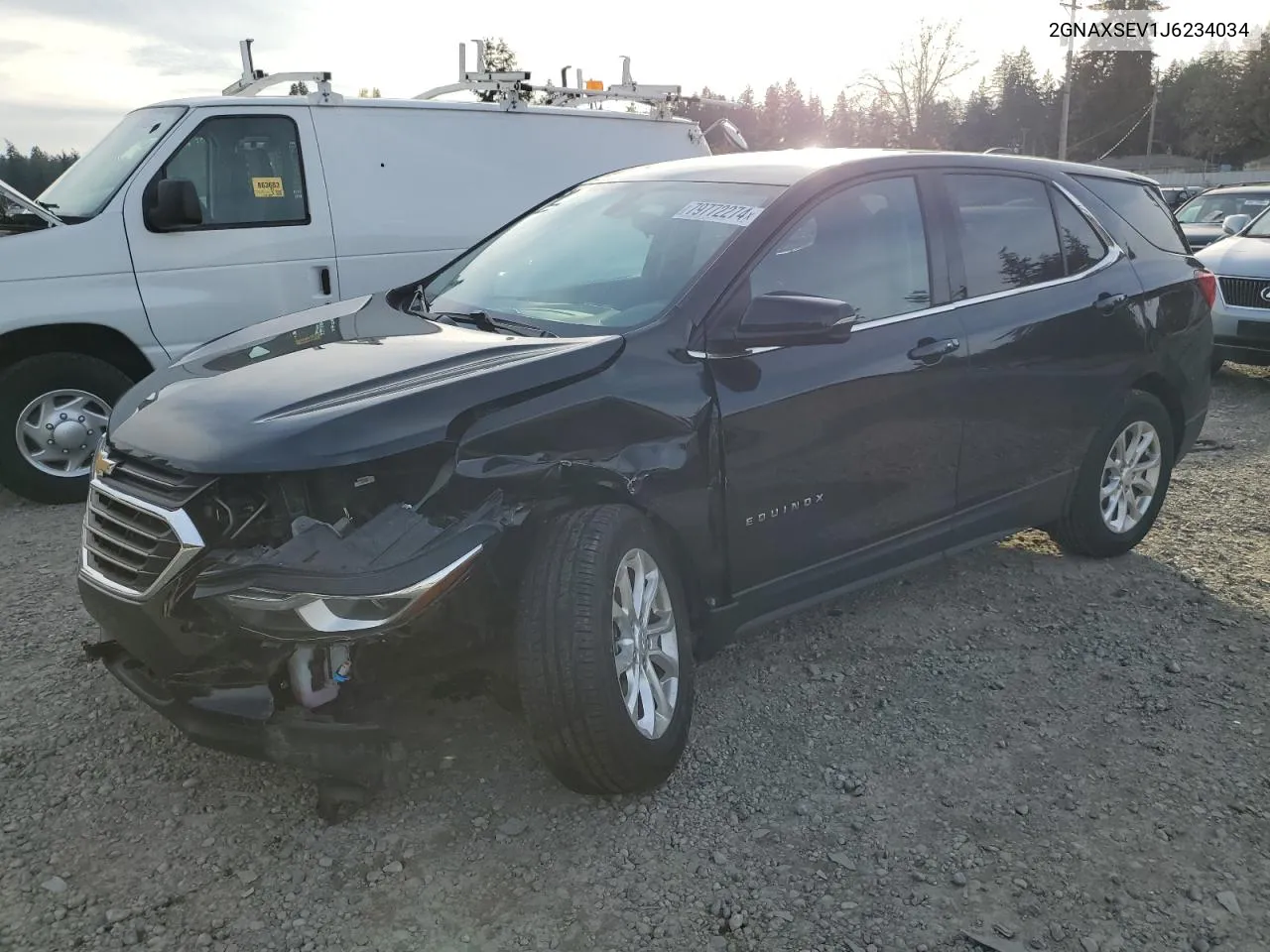 2018 Chevrolet Equinox Lt VIN: 2GNAXSEV1J6234034 Lot: 79772274