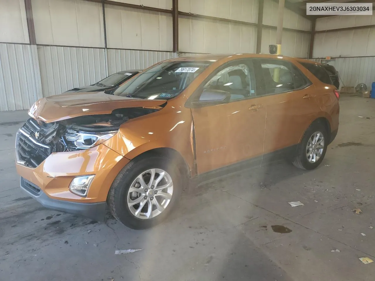 2018 Chevrolet Equinox Ls VIN: 2GNAXHEV3J6303034 Lot: 79817074