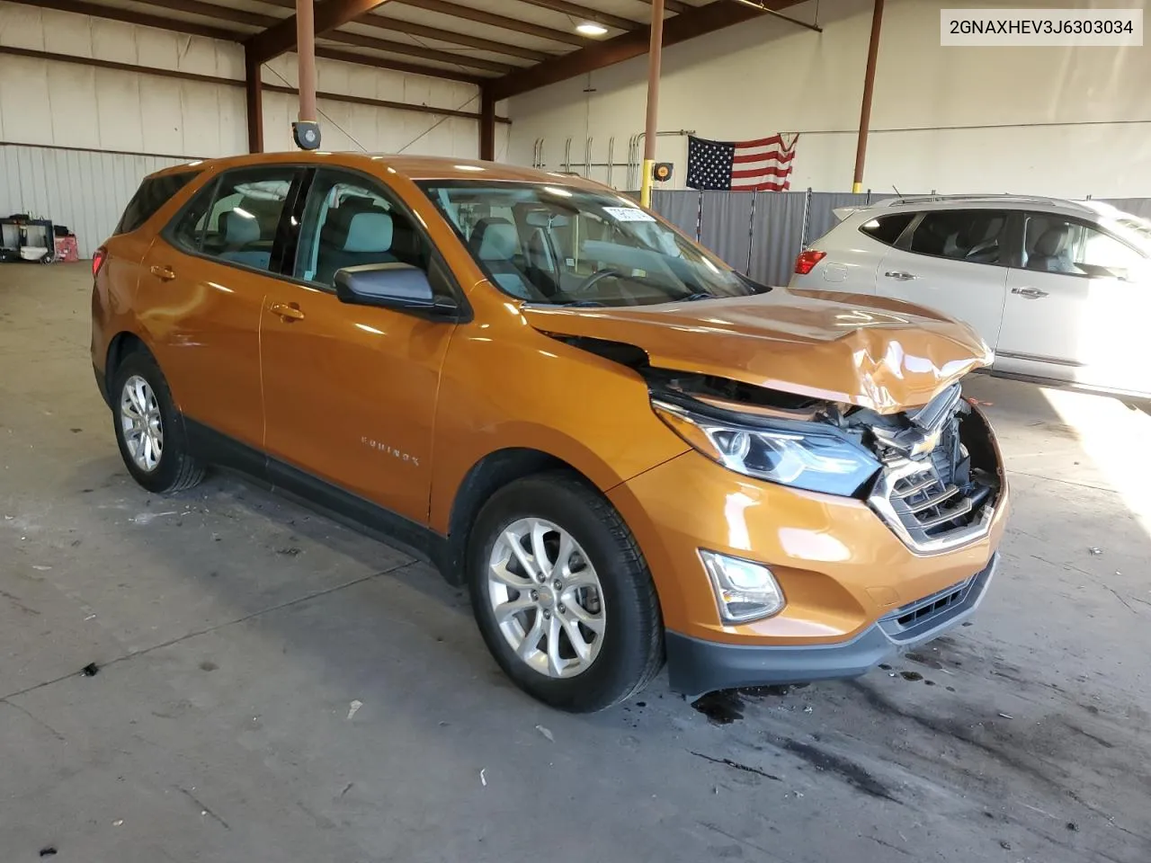 2018 Chevrolet Equinox Ls VIN: 2GNAXHEV3J6303034 Lot: 79817074