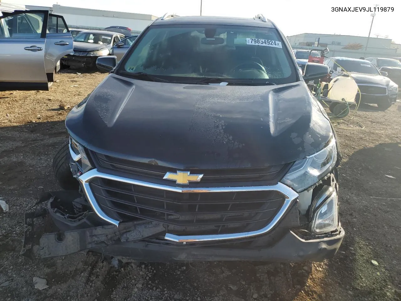 2018 Chevrolet Equinox Lt VIN: 3GNAXJEV9JL119879 Lot: 79854924