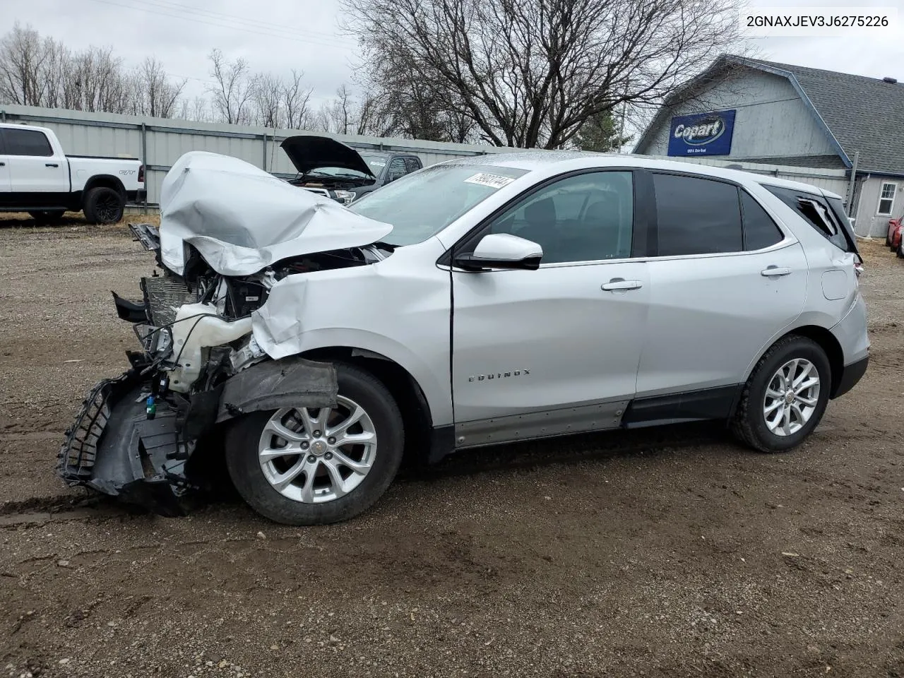 2018 Chevrolet Equinox Lt VIN: 2GNAXJEV3J6275226 Lot: 79903744