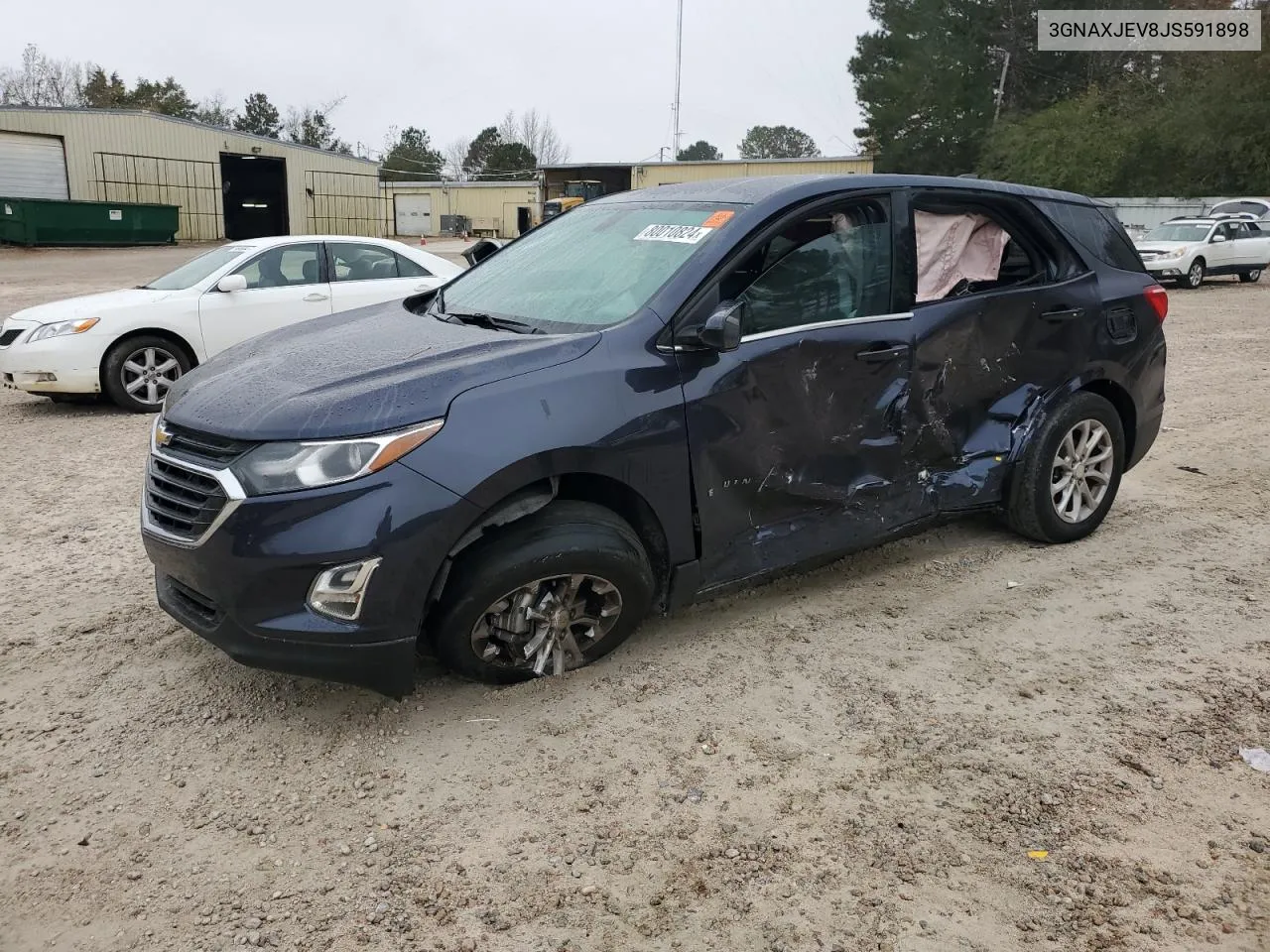 2018 Chevrolet Equinox Lt VIN: 3GNAXJEV8JS591898 Lot: 80010824