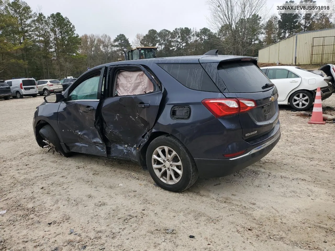 2018 Chevrolet Equinox Lt VIN: 3GNAXJEV8JS591898 Lot: 80010824