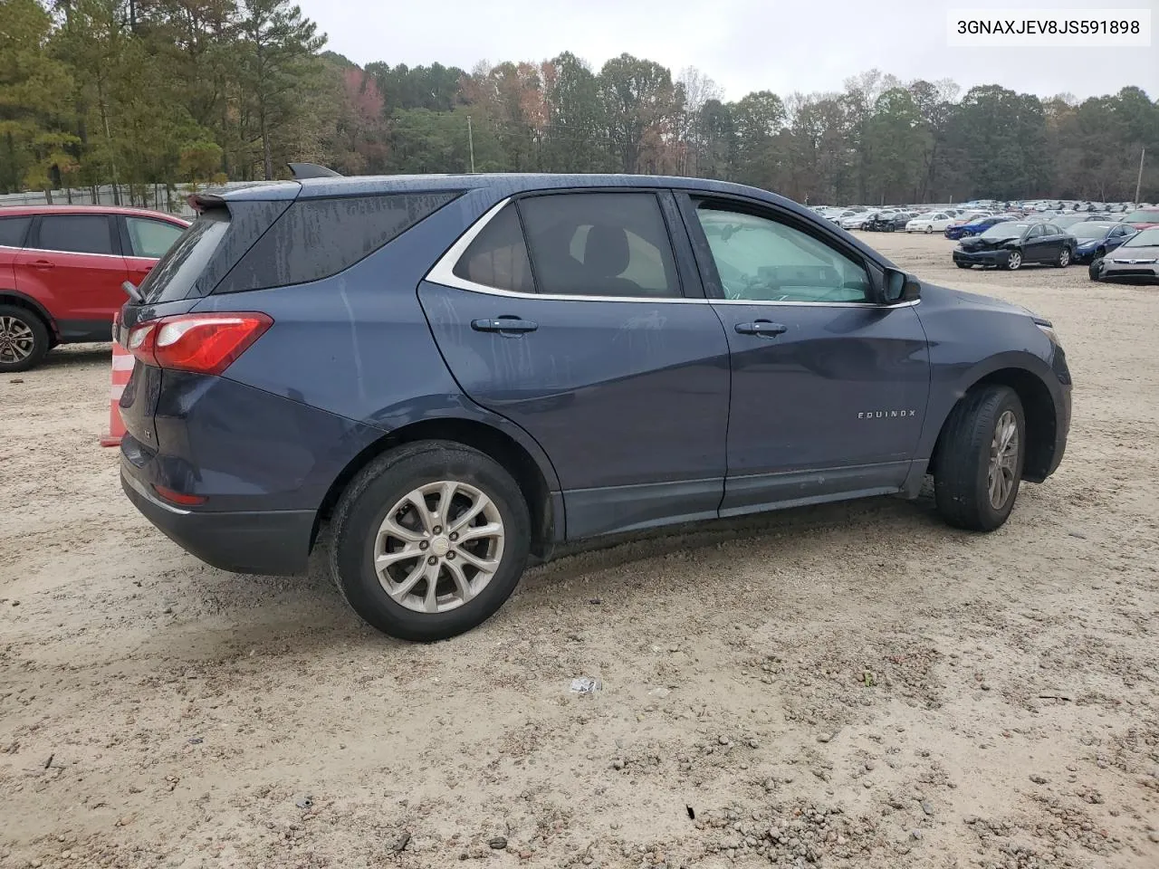 2018 Chevrolet Equinox Lt VIN: 3GNAXJEV8JS591898 Lot: 80010824