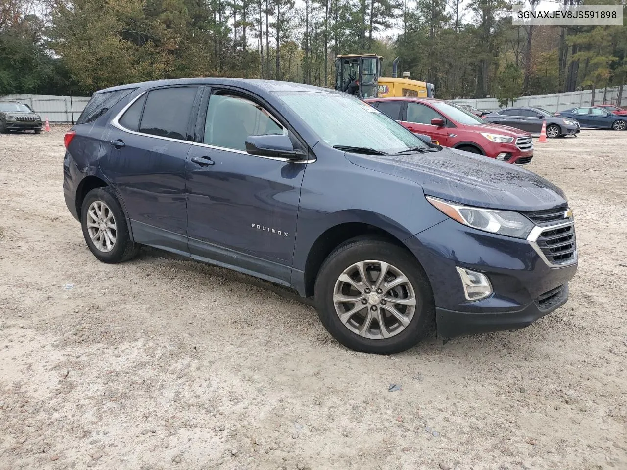 2018 Chevrolet Equinox Lt VIN: 3GNAXJEV8JS591898 Lot: 80010824