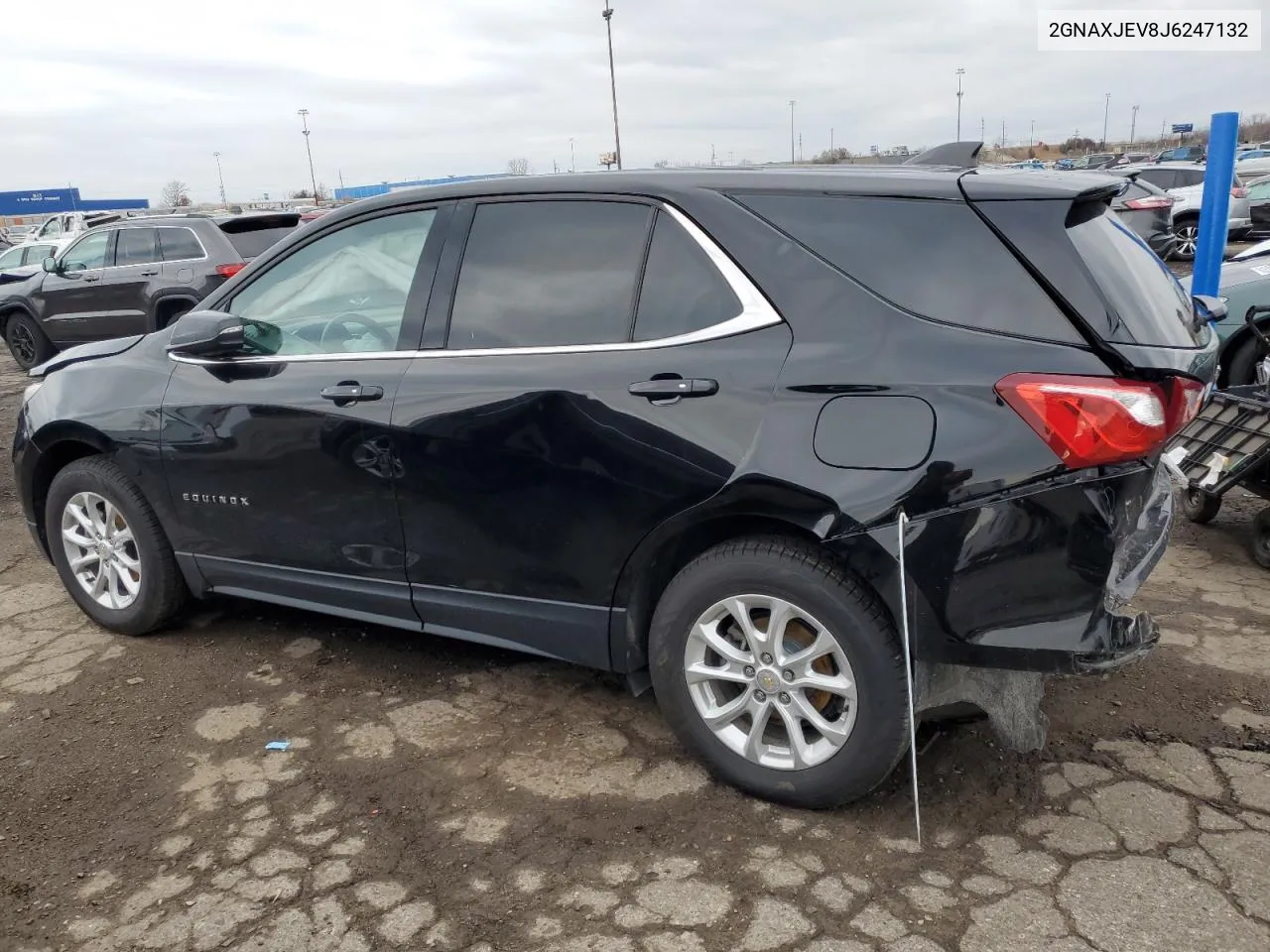 2018 Chevrolet Equinox Lt VIN: 2GNAXJEV8J6247132 Lot: 80012674