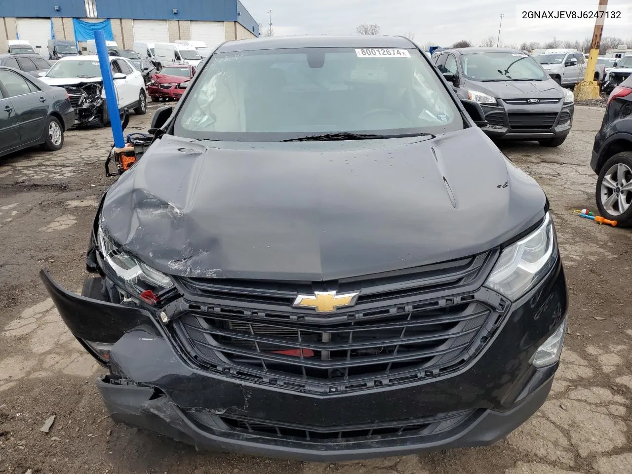 2018 Chevrolet Equinox Lt VIN: 2GNAXJEV8J6247132 Lot: 80012674