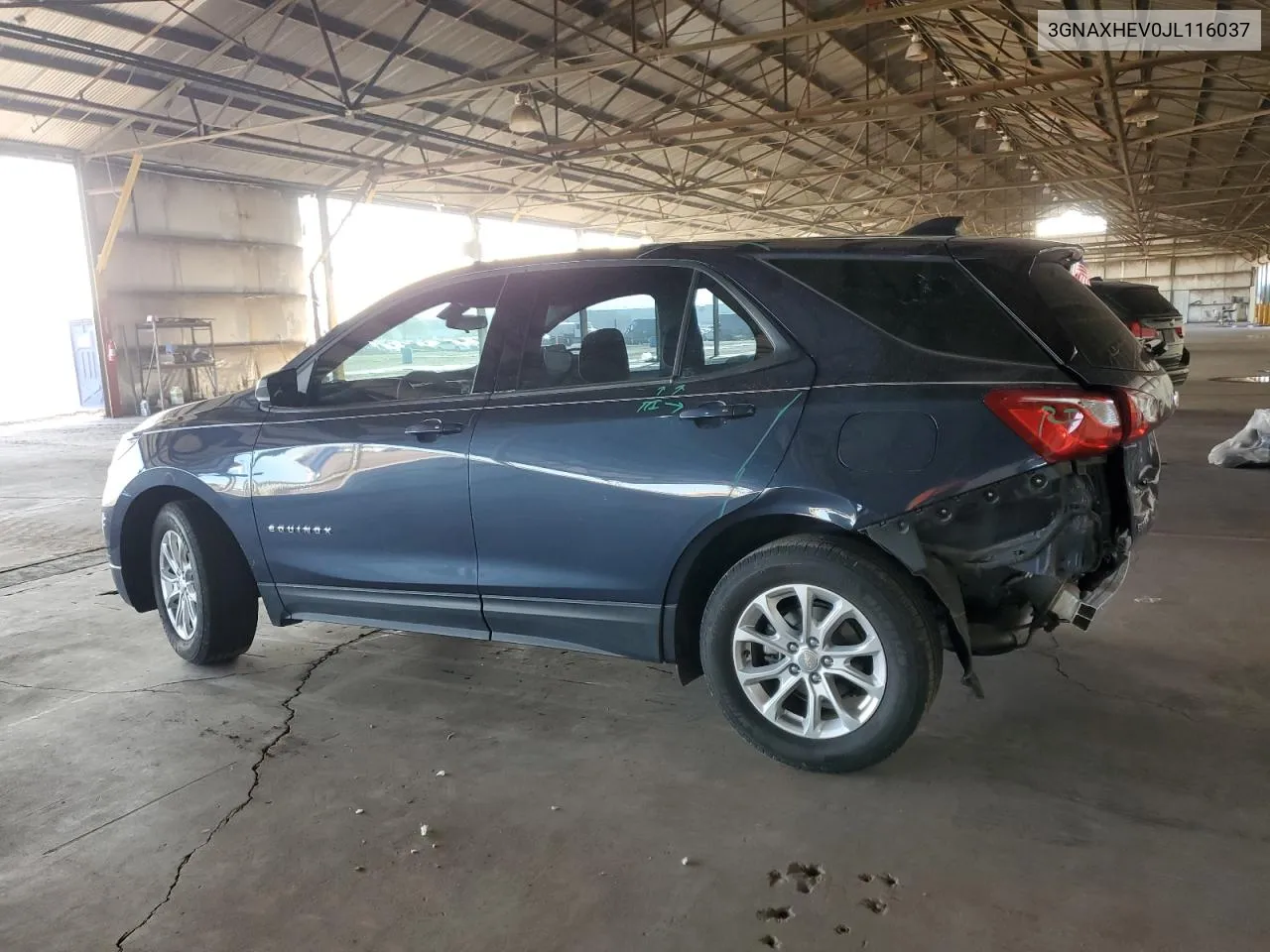 2018 Chevrolet Equinox Ls VIN: 3GNAXHEV0JL116037 Lot: 80151304