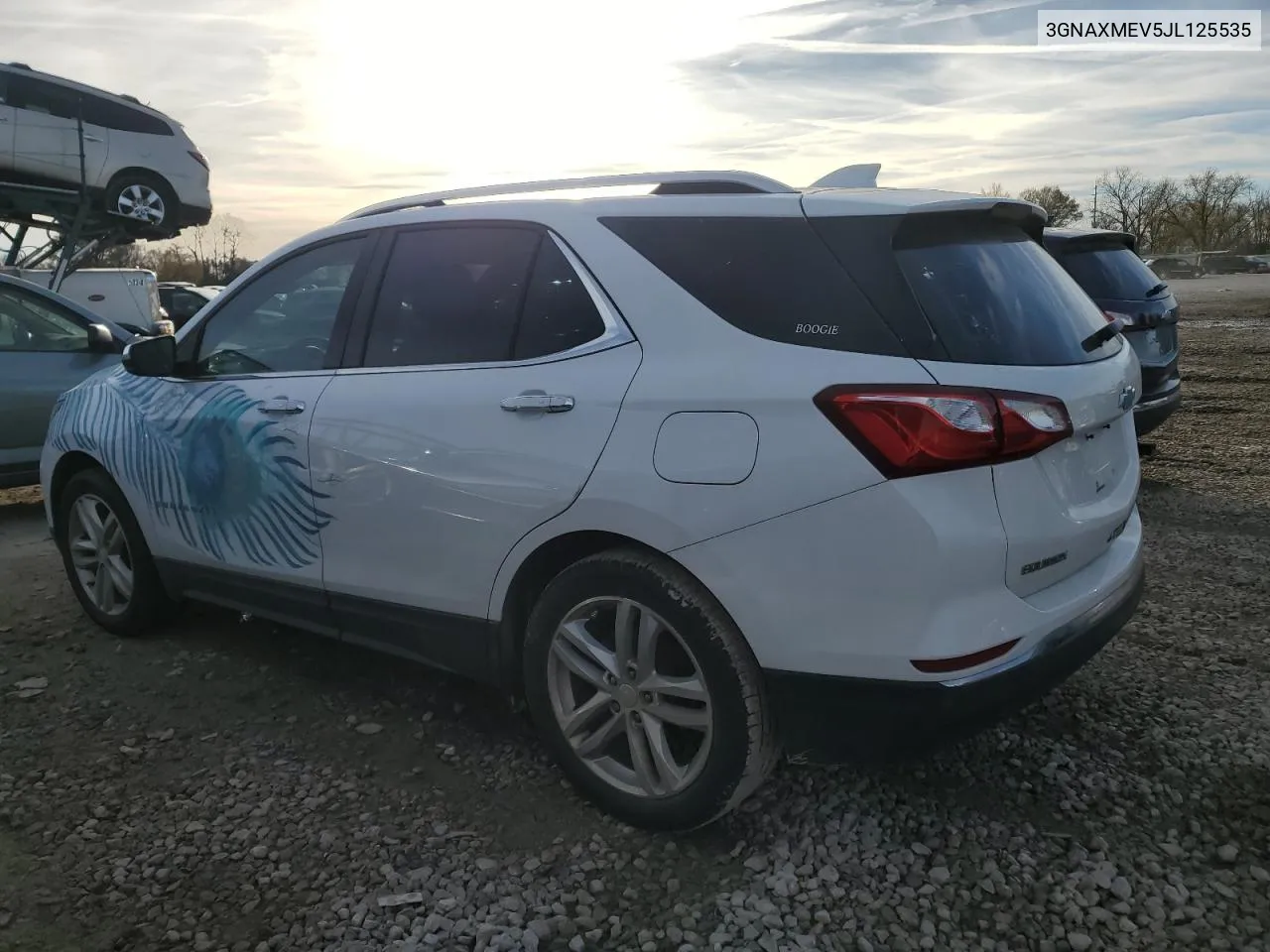 2018 Chevrolet Equinox Premier VIN: 3GNAXMEV5JL125535 Lot: 80192764