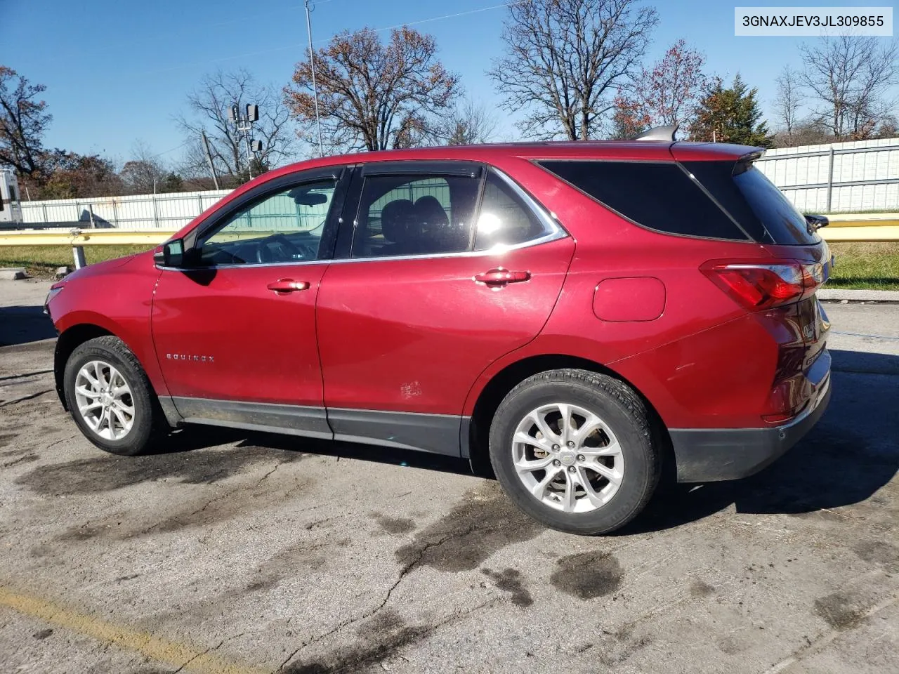 2018 Chevrolet Equinox Lt VIN: 3GNAXJEV3JL309855 Lot: 80322524