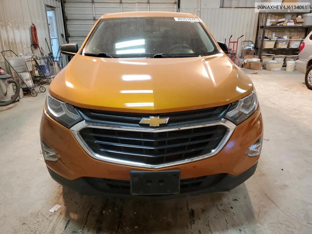 2018 Chevrolet Equinox Ls VIN: 2GNAXHEV4J6134061 Lot: 80351674