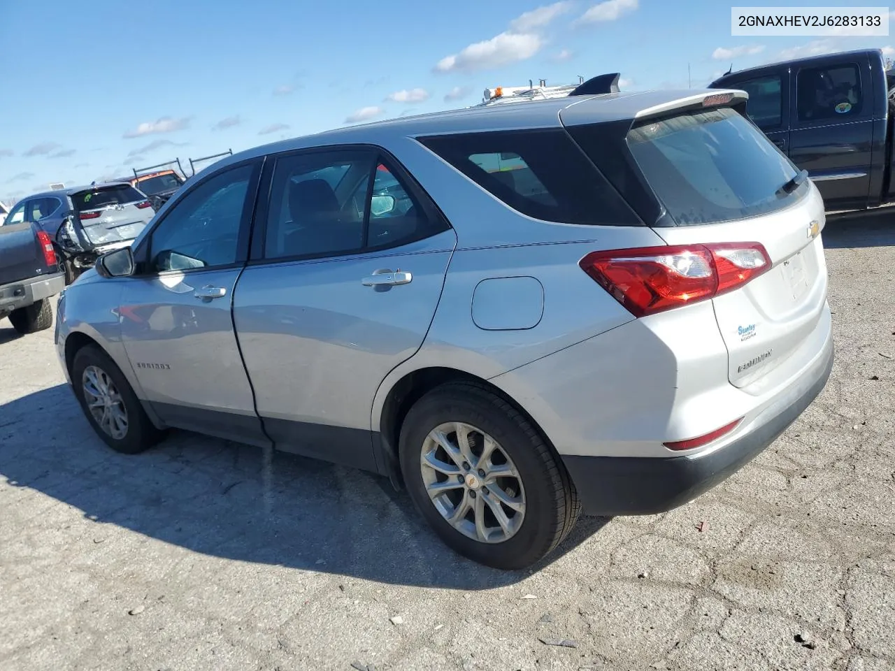 2018 Chevrolet Equinox Ls VIN: 2GNAXHEV2J6283133 Lot: 80373964