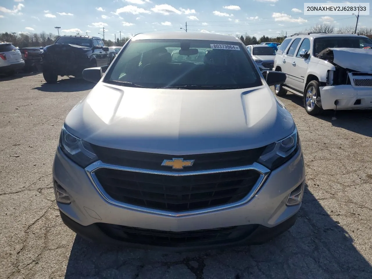 2018 Chevrolet Equinox Ls VIN: 2GNAXHEV2J6283133 Lot: 80373964