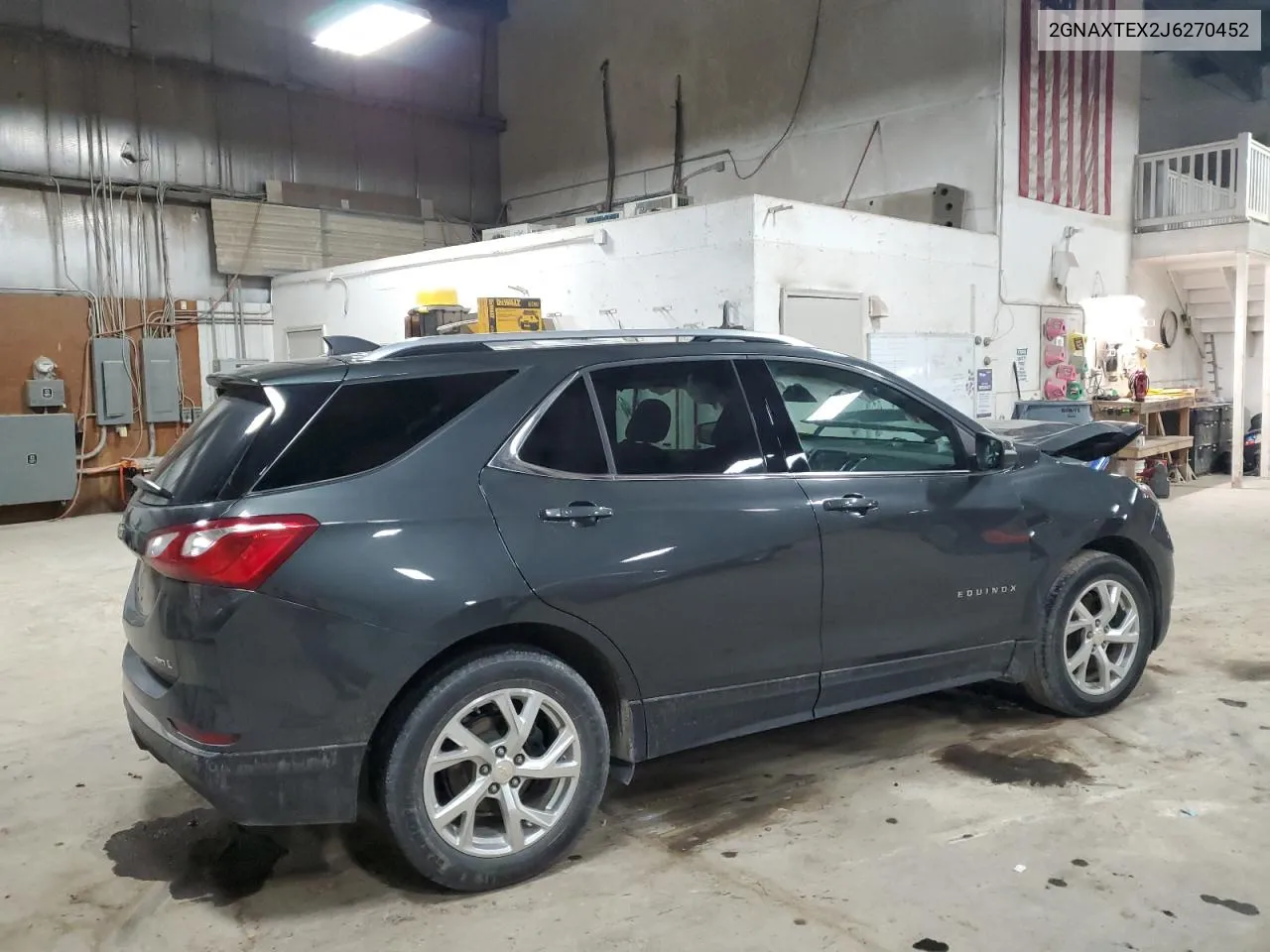 2018 Chevrolet Equinox Lt VIN: 2GNAXTEX2J6270452 Lot: 80389784