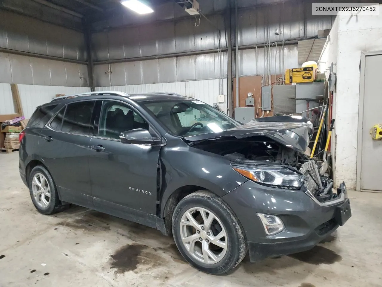 2018 Chevrolet Equinox Lt VIN: 2GNAXTEX2J6270452 Lot: 80389784