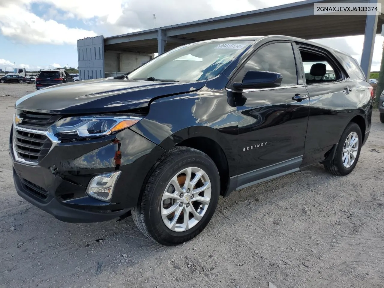 2018 Chevrolet Equinox Lt VIN: 2GNAXJEVXJ6133374 Lot: 80415734