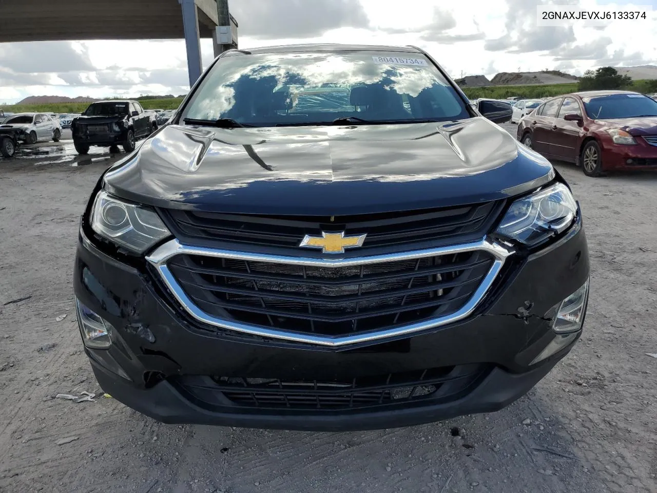 2018 Chevrolet Equinox Lt VIN: 2GNAXJEVXJ6133374 Lot: 80415734