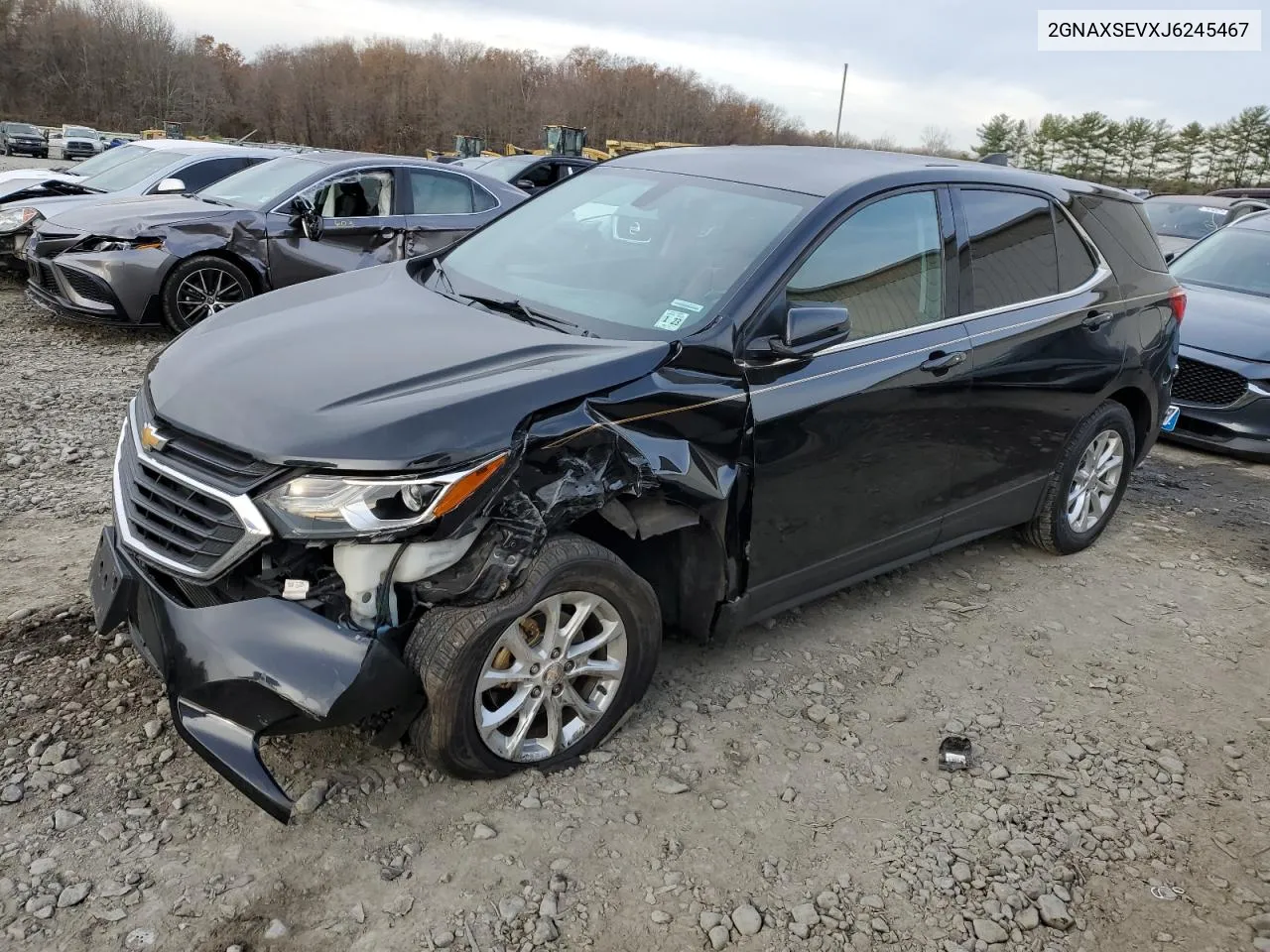 2GNAXSEVXJ6245467 2018 Chevrolet Equinox Lt