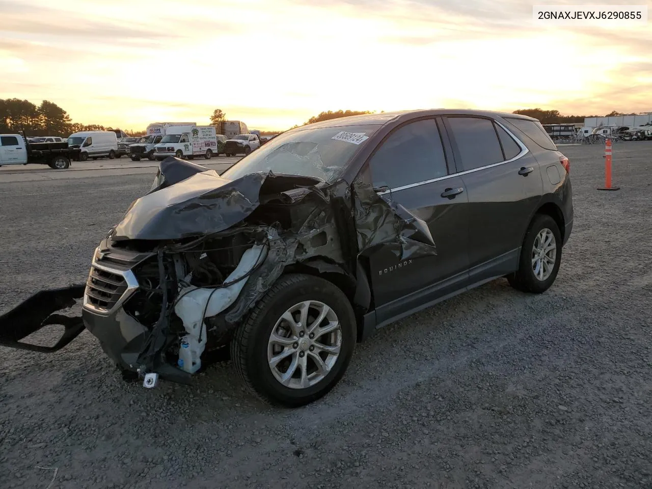 2018 Chevrolet Equinox Lt VIN: 2GNAXJEVXJ6290855 Lot: 80509124