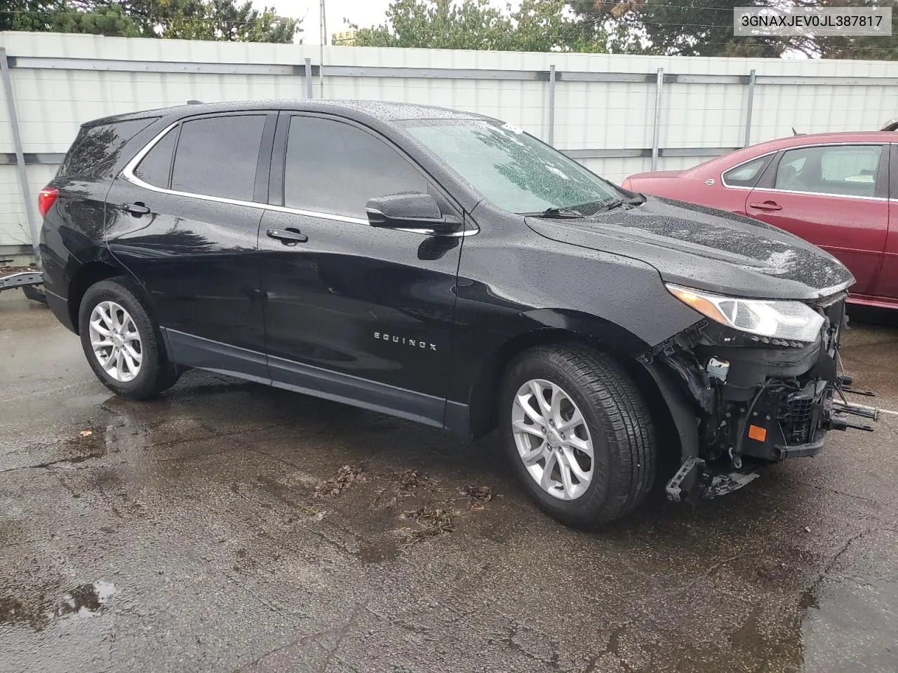 2018 Chevrolet Equinox Lt VIN: 3GNAXJEV0JL387817 Lot: 80571684