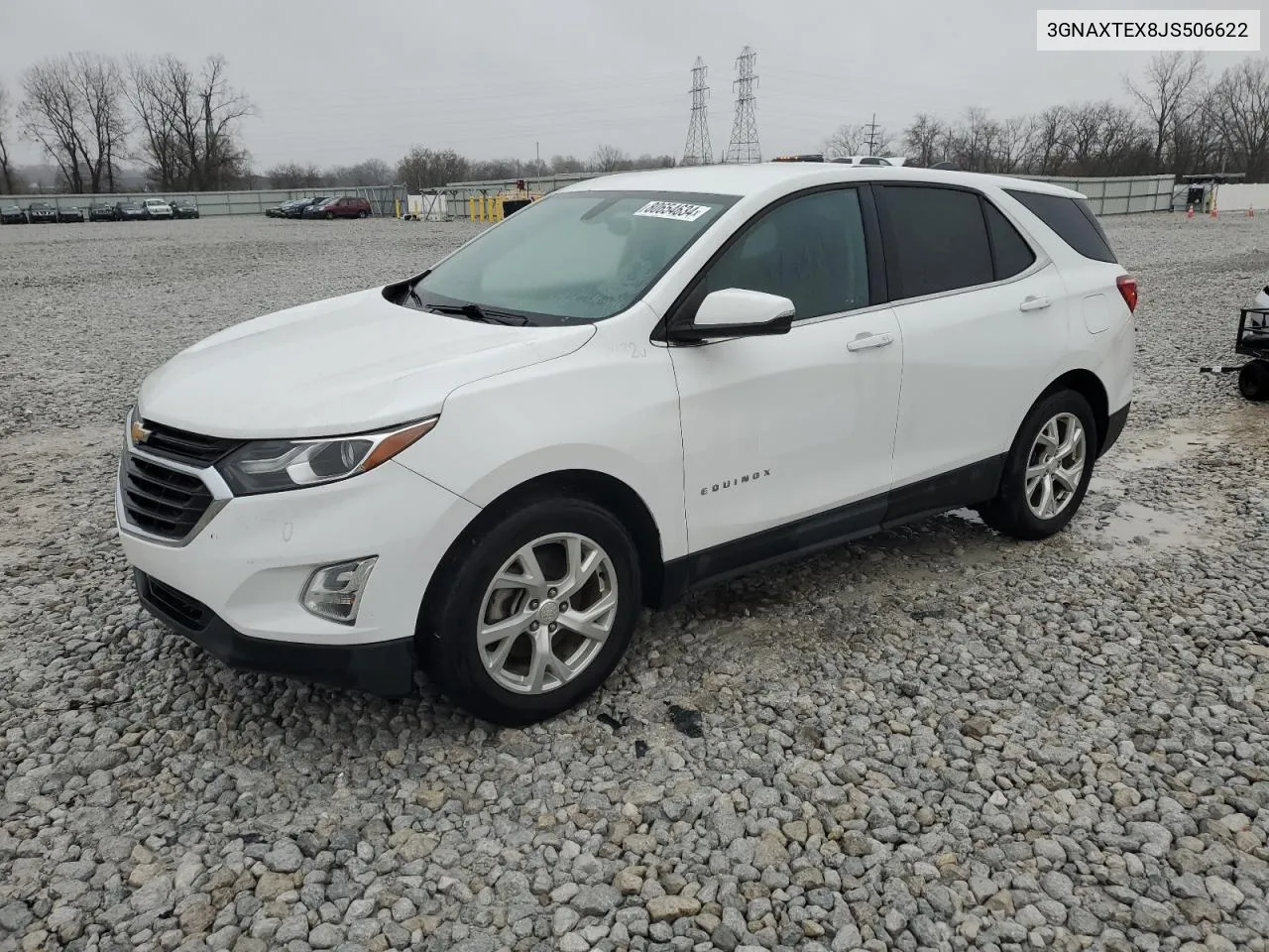 2018 Chevrolet Equinox Lt VIN: 3GNAXTEX8JS506622 Lot: 80654634