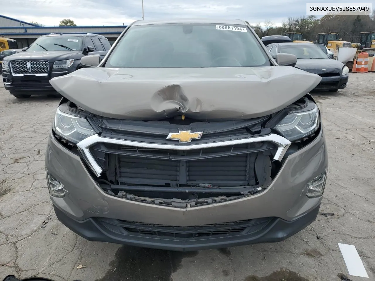 2018 Chevrolet Equinox Lt VIN: 3GNAXJEV5JS557949 Lot: 80681194