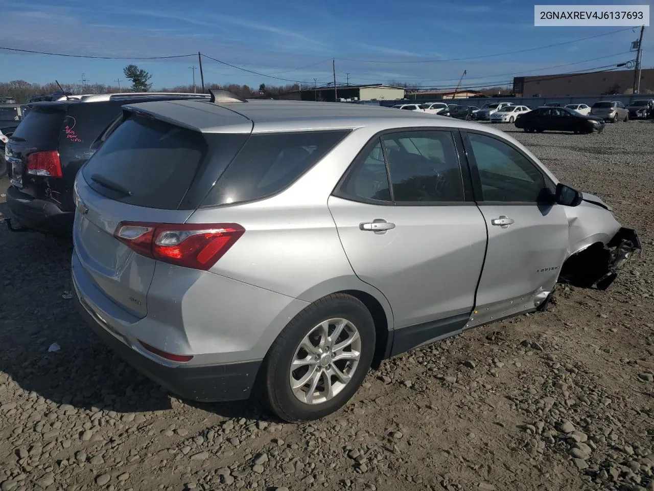 2018 Chevrolet Equinox Ls VIN: 2GNAXREV4J6137693 Lot: 80750814