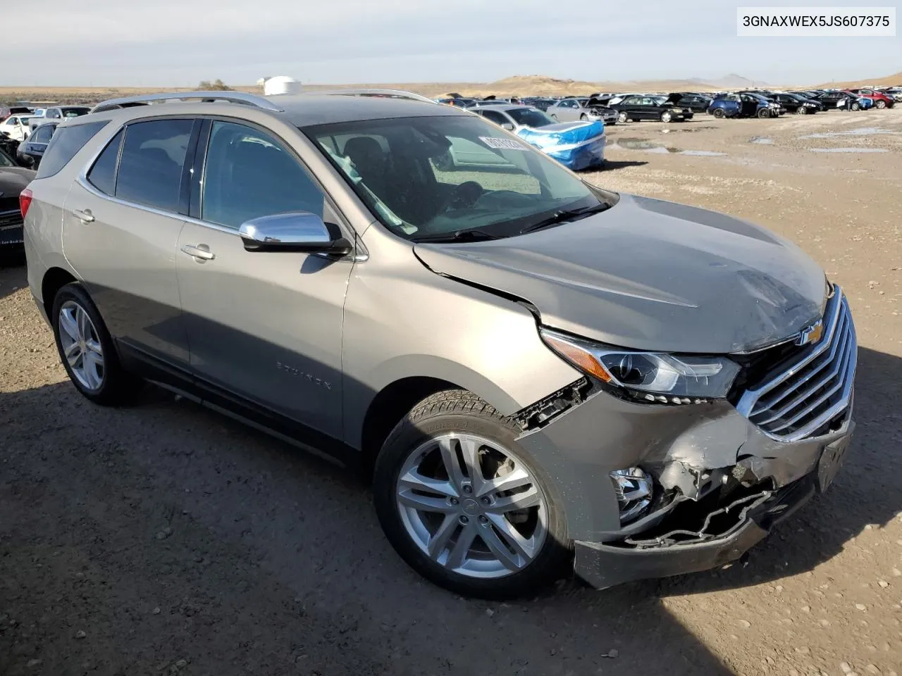 2018 Chevrolet Equinox Premier VIN: 3GNAXWEX5JS607375 Lot: 80761224